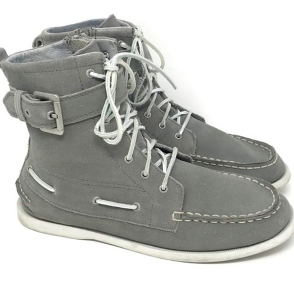 Sperry Shoes - Sperry Starpoint Suede Hightops Sz 38.5